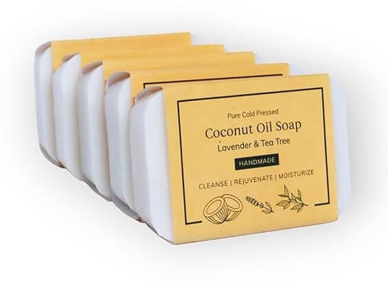 Best Ayurvedic Bathing Soaps | Top 5 Herbal & Chemical Free Soaps 2 Coconut Lavender Tea Tree Herbal Soap