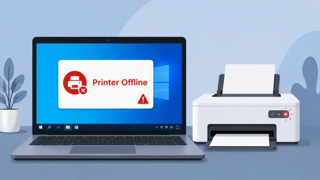printer offline error