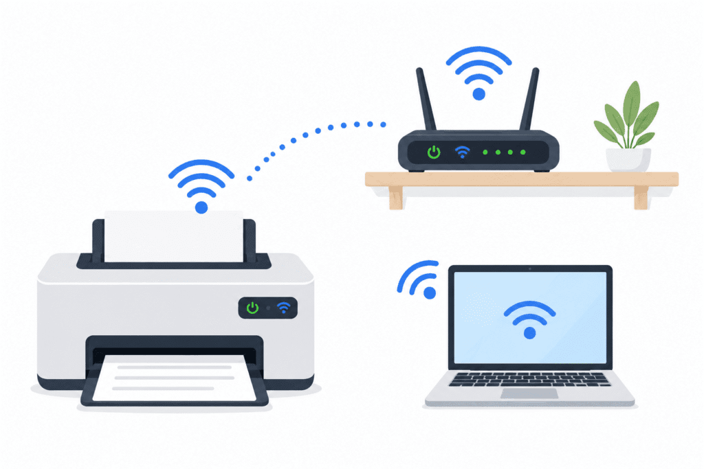 Printer Offline Error | 20 Easy Fixes for Windows 11 & 10 (2026 Guide) 3 wireless printer wifi connection