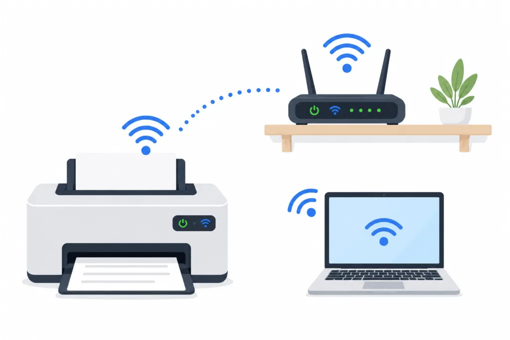 Printer Offline Error | 20 Easy Fixes for Windows 11 & 10 (2026 Guide) 3 wireless printer wifi connection